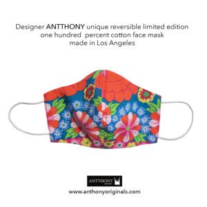 Non-Medical Face Mask (Reversible)<br>Cabbage Rose B