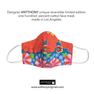 Non-Medical Face Mask (Reversible)<br>Cabbage Rose D