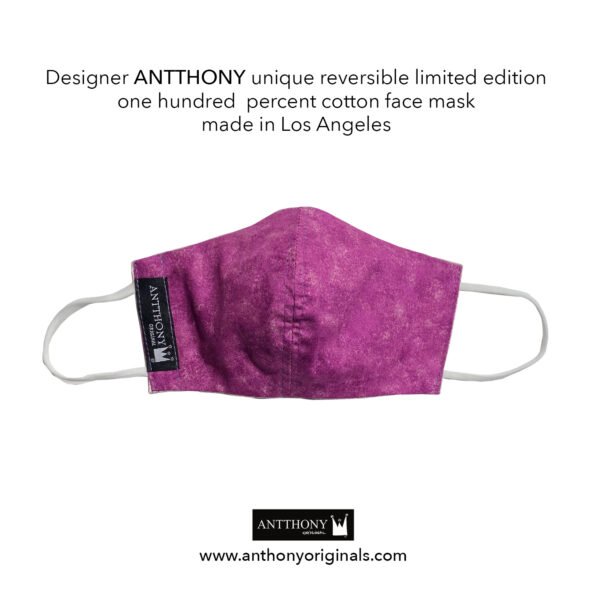 Non-Medical Face Mask (Reversible)<br>Cherish Rose - Image 2