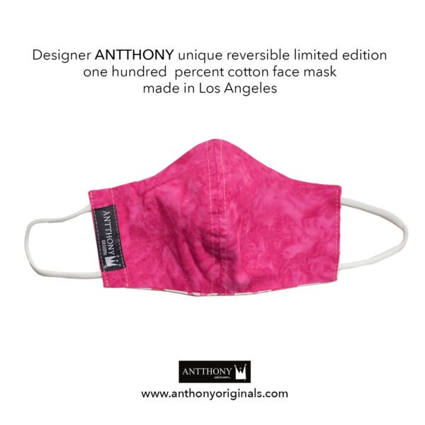 Non-Medical Face Mask (Reversible)<br>Cottage Rose - Image 2