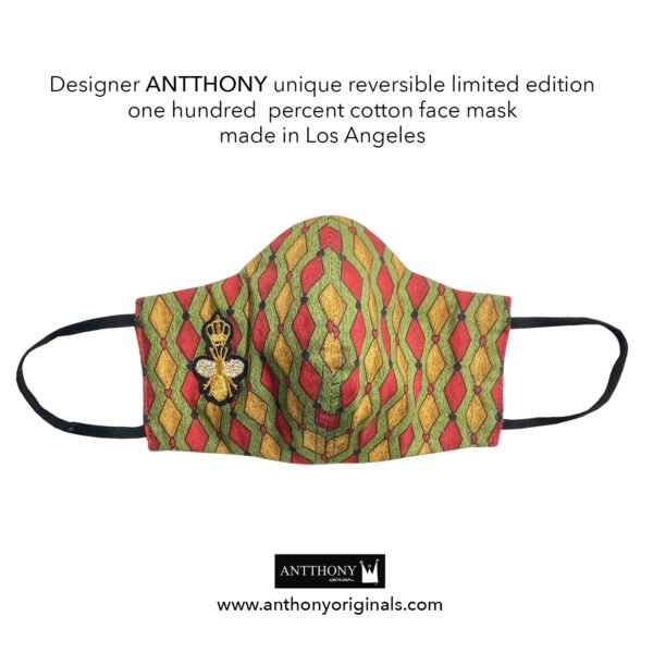 Non-Medical Face Mask (Reversible)<br>Diamond and Beads