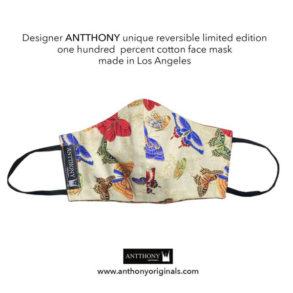 Non-Medical Face Mask (Reversible)<br>Diamond and Beads - Image 2