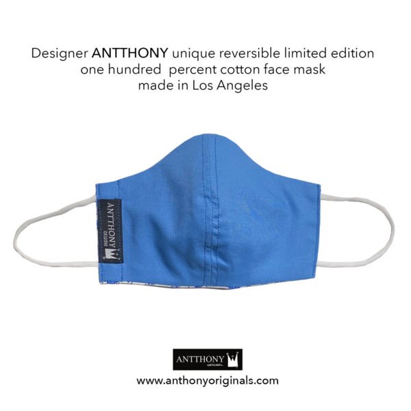 Non-Medical Face Mask (Reversible)<br>Paris Butterfly - Image 2