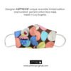 Non-Medical Face Mask (Reversible)<br>Pink and Brown Dot Cupcake