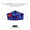 Non-Medical Face Mask (Reversible)<br>Plaid Birds
