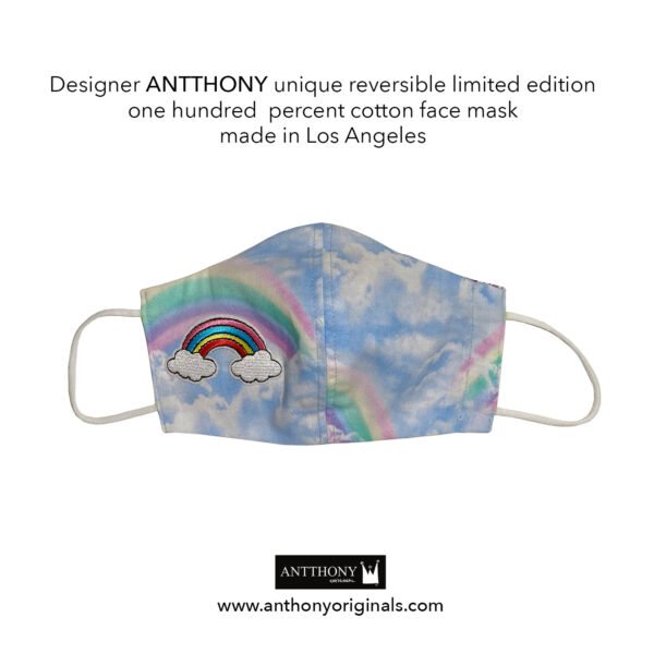 Non-Medical Face Mask (Reversible)<br>Pride Rainbow 4