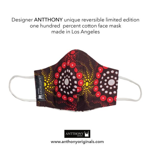 Non-Medical Face Mask (Reversible)<br>Red Horse - Image 2
