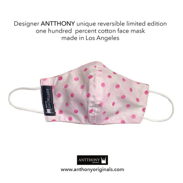 Non-Medical Face Mask (Reversible)<br>Rose Heart - Image 2