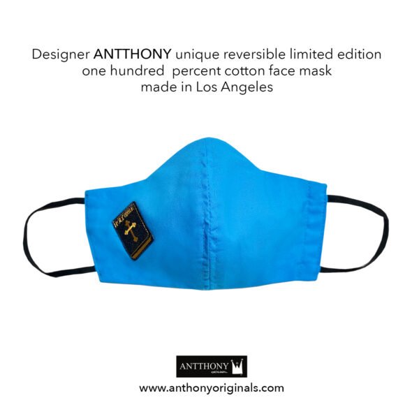 Non-Medical Face Mask (Reversible)<br>Royal and Black Bible