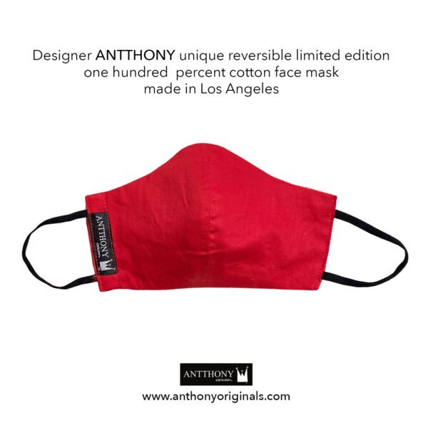 Non-Medical Face Mask (Reversible)<br>Ivy Jacquard - Image 2
