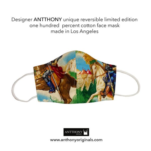 Non-Medical Face Mask (Reversible)<br>Jousting Knight