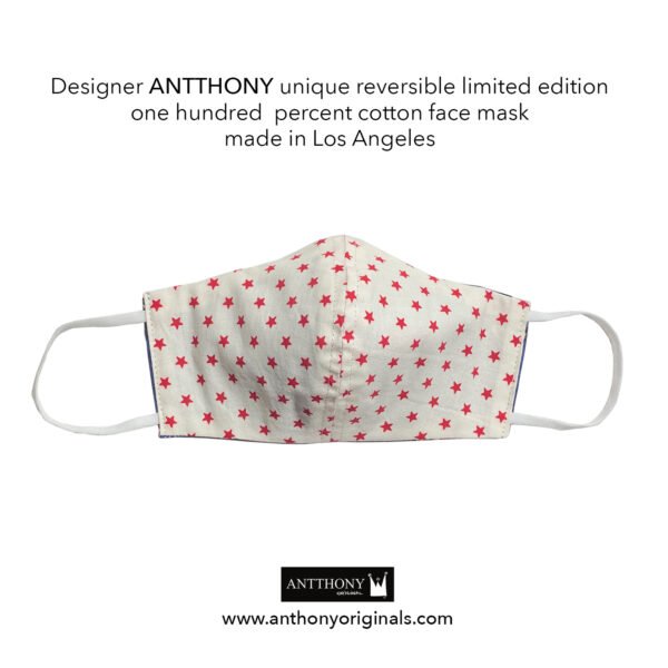 Non-Medical Face Masks (Reversible)<br>Mickey Mouse Stars and Stripes - Image 2