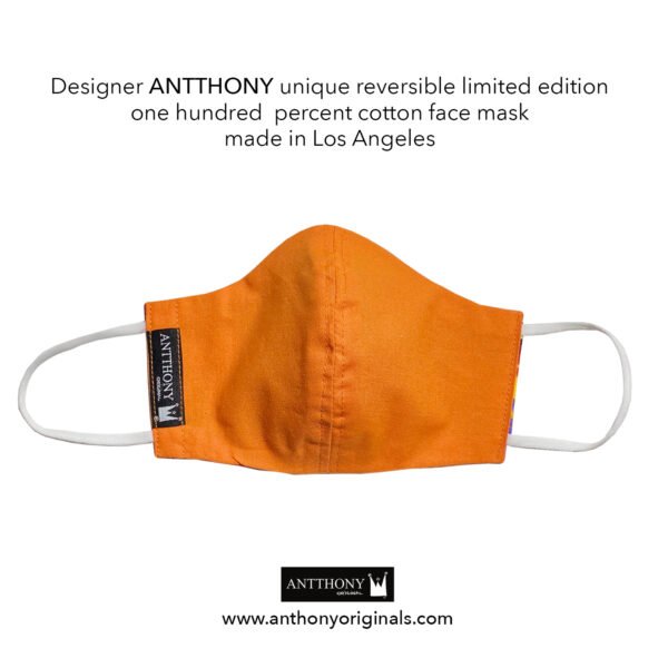 Non-Medical Face Mask (Reversible)<br>Multi Color Lush Foliage - Image 2