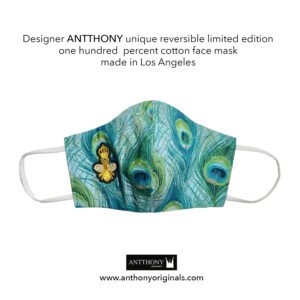 Non-Medical Face Mask (Reversible)<br>Whispering Peacock