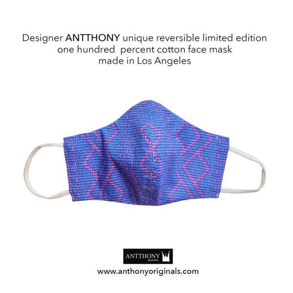 Non-Medical Face Mask (Reversible)<br>Zig Zag Batik